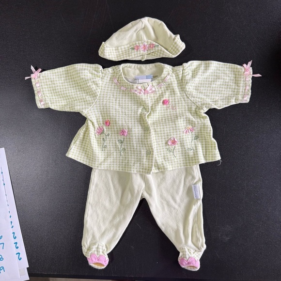 Vintage Vitamins Baby Matching Set with Hat - Picture 1 of 5